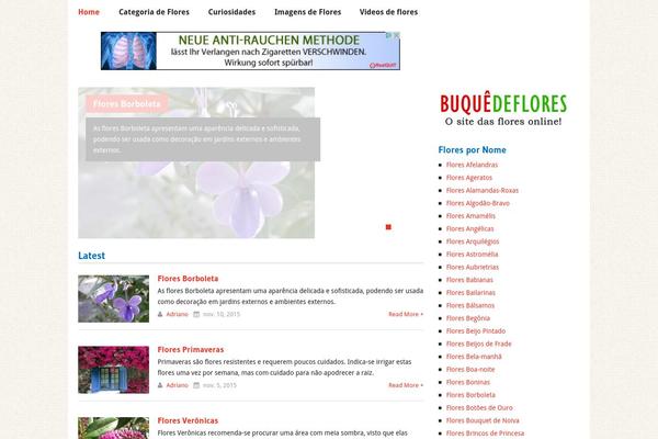 Frontpage theme site design template sample