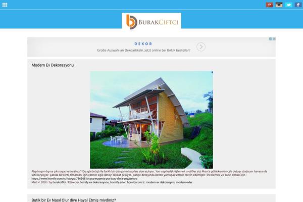 burakciftci.com site used Aura