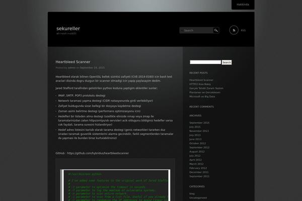 Piano Black theme site design template sample
