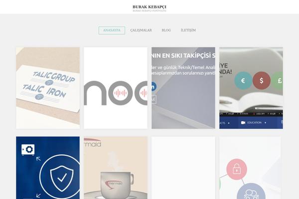 GK Portfolio theme site design template sample