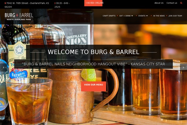 burgandbarrel.com site used Vienna-theme