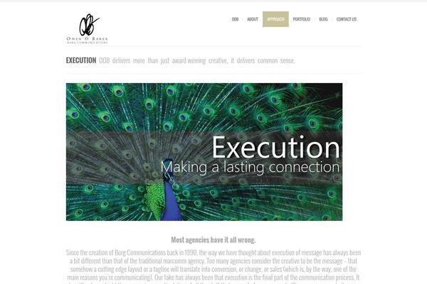 Bigbang theme site design template sample