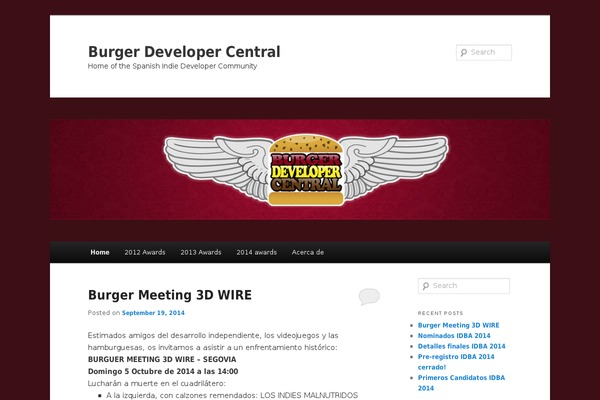 Twenty Eleven theme site design template sample