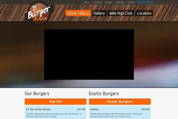 Bh theme site design template sample