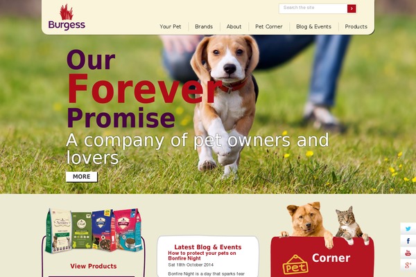burgesspetcare.co.uk site used Burgess