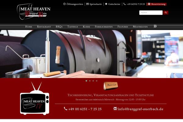 IMPACT theme site design template sample
