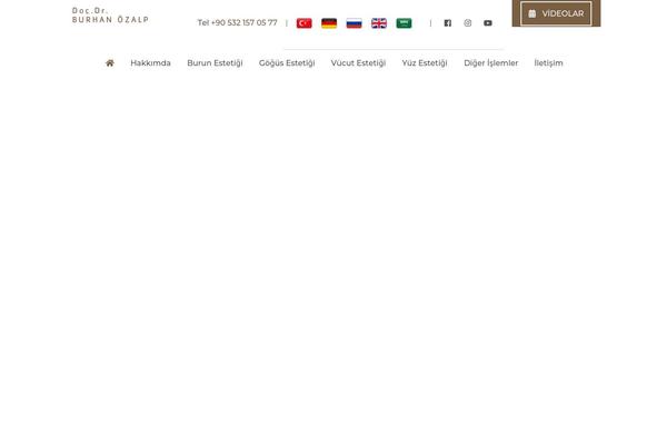 burhanozalp.com site used Meni