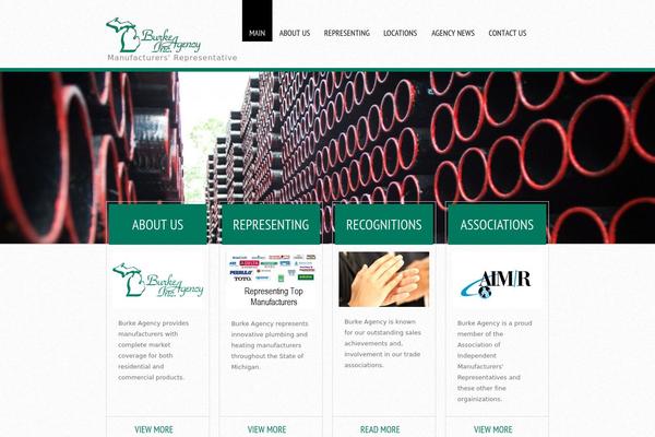burkeagency.com site used Theme1659