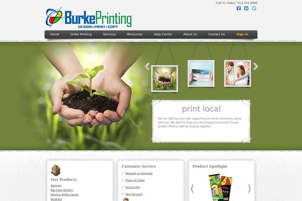 eStore theme site design template sample