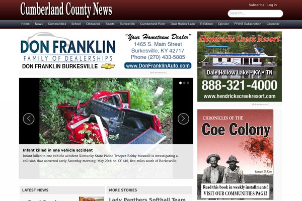 Site using Alfie WP Weather plugin
