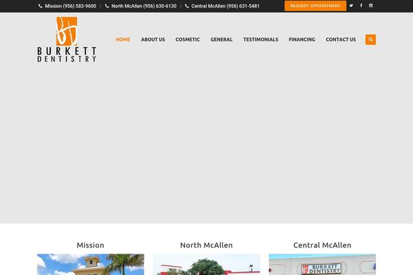 burkettdentistry.com site used Apicona