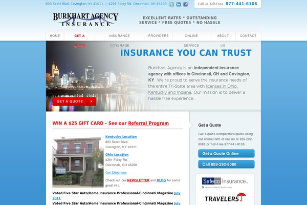 burkhartagency.com site used Cu-burkhart
