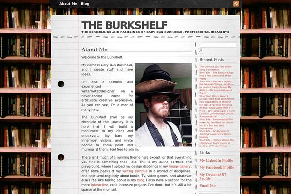 Desk theme site design template sample