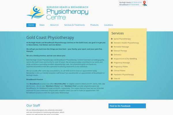 burleighphysio.com.au site used Physio