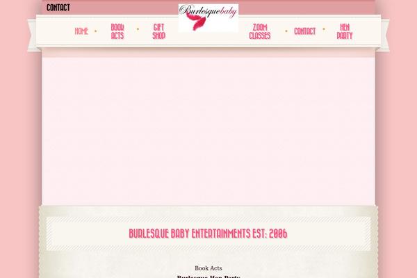 Retro theme site design template sample