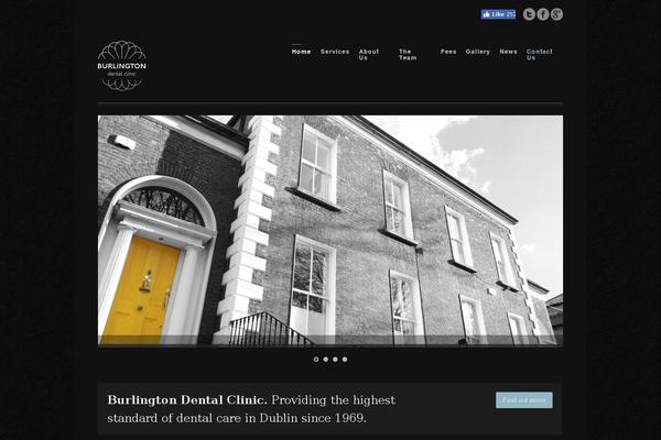 WhiteSpace theme site design template sample