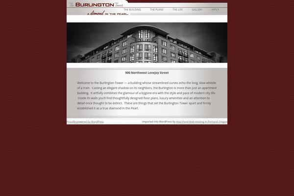 burlingtontower.com site used Divi-child-burlington