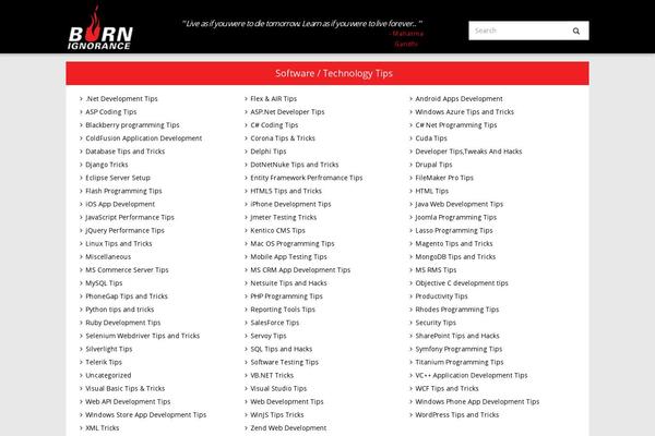 burnignorance.com site used Maxi