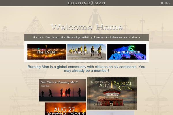 burning-man-phoenix theme websites examples