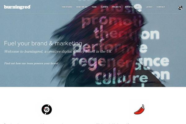 burningredstudio.co.uk site used Burningred