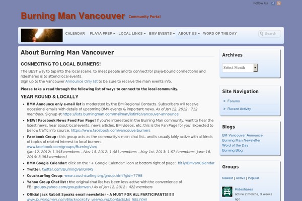 Voyage theme site design template sample