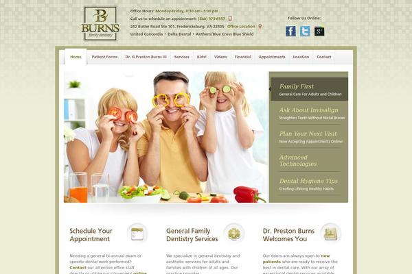burnsdentalva.com site used Burnsdental