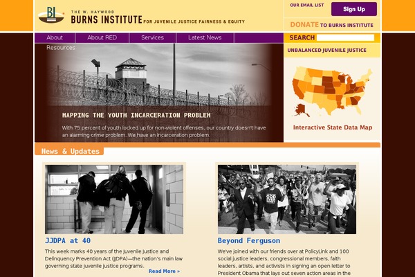 burnsinstitute.org site used Burns