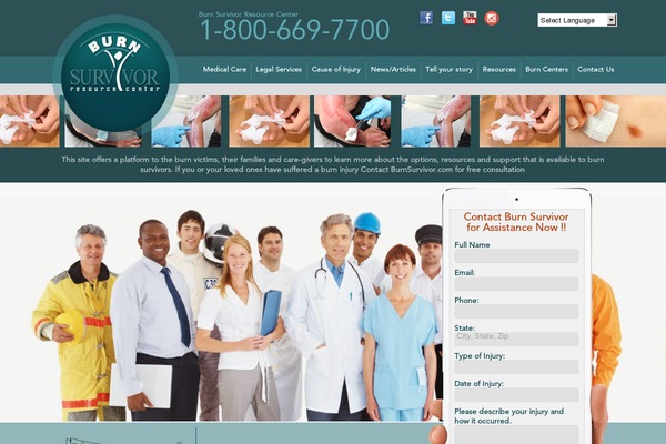 burnsurvivor.com site used Mikado1