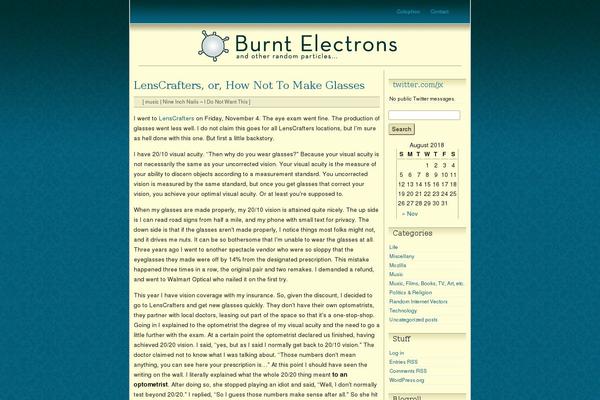burntelectrons.org site used Anoceandream