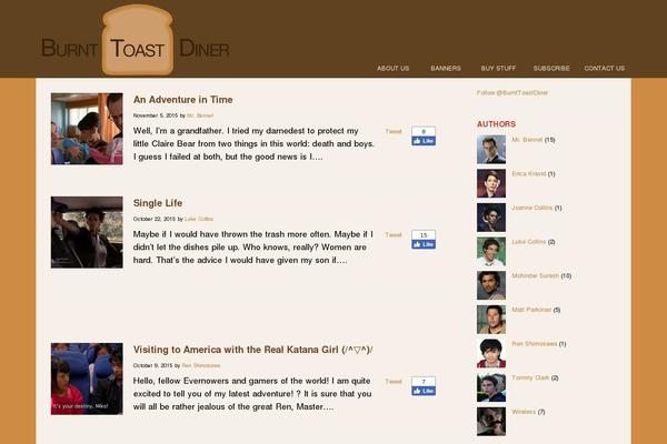 Site using Display Authors Widget plugin