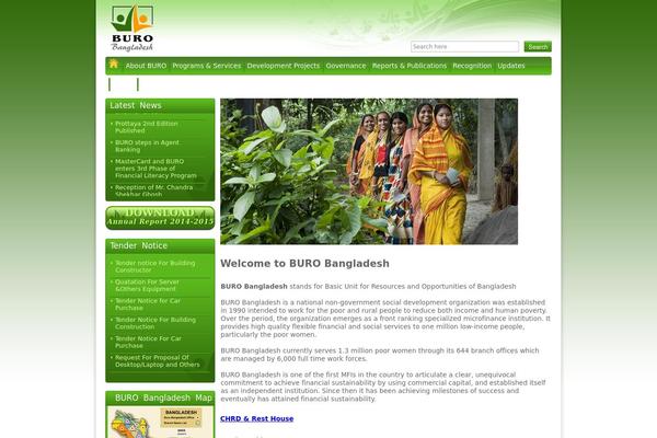 Büro theme site design template sample