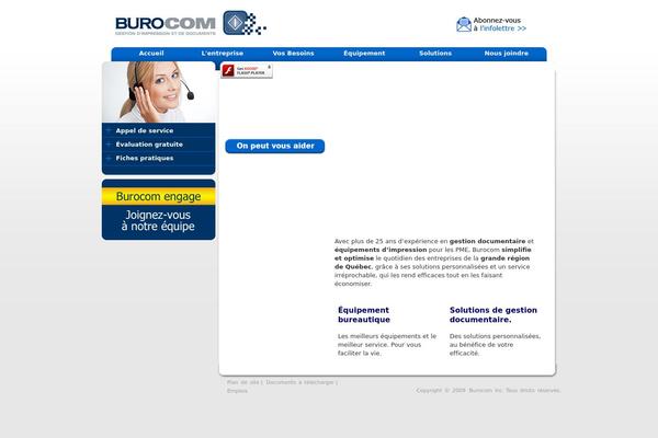 Büro theme site design template sample