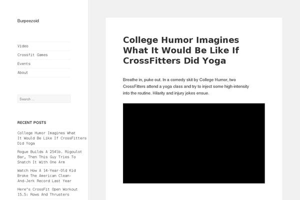 Twenty Fifteen theme site design template sample