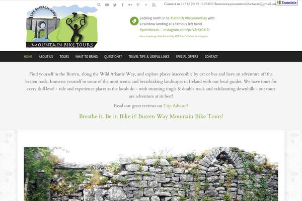 Natural theme site design template sample