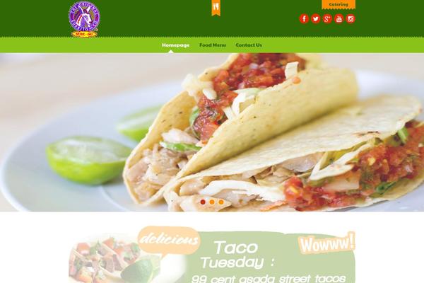 Dine & Drink theme site design template sample