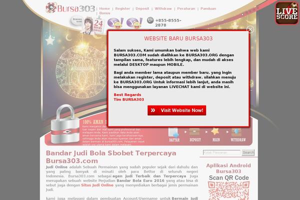 bursa303.com site used Bursa303