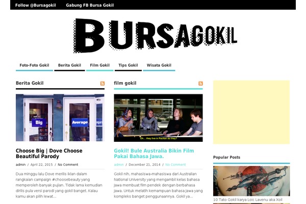 MesoColumn theme site design template sample