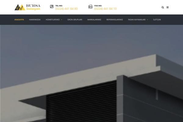 TheBuilt theme site design template sample