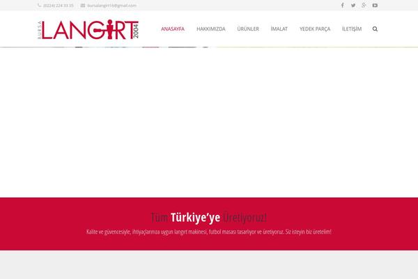 Impreza theme site design template sample