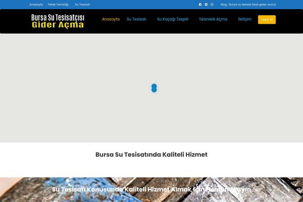 Site using Gutentor plugin