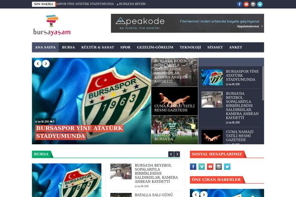 PenNews theme site design template sample