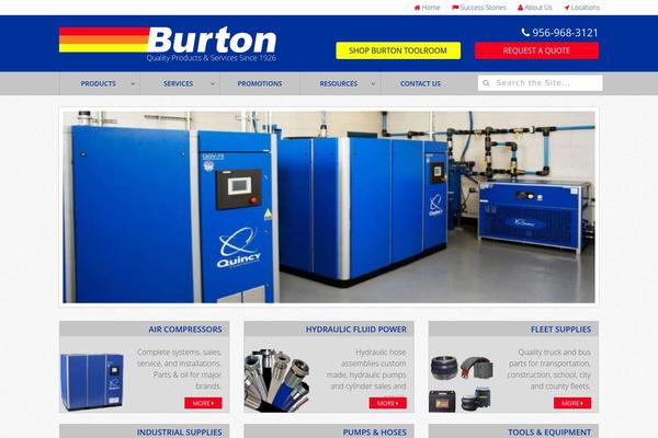 Burton theme site design template sample