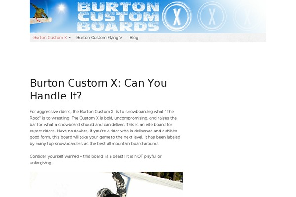 Balance theme site design template sample