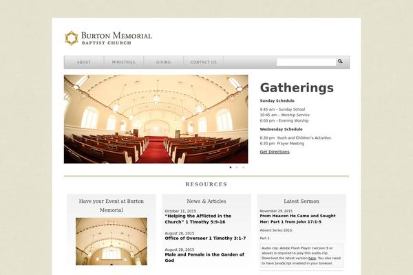 burtonmemorial.com site used Burton