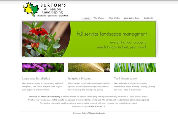 burtonsallseason.com site used Cubit