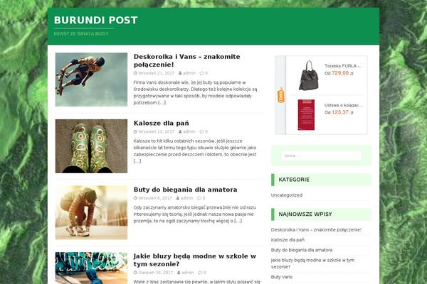 MH Biosphere theme site design template sample
