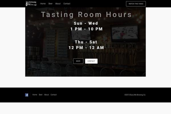 Tesseract theme site design template sample
