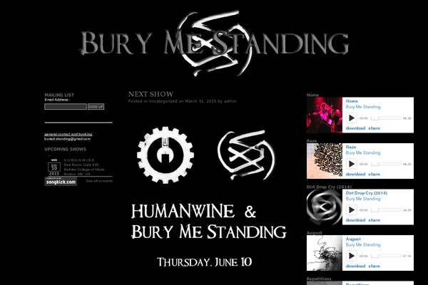 Black-LetterHead theme site design template sample