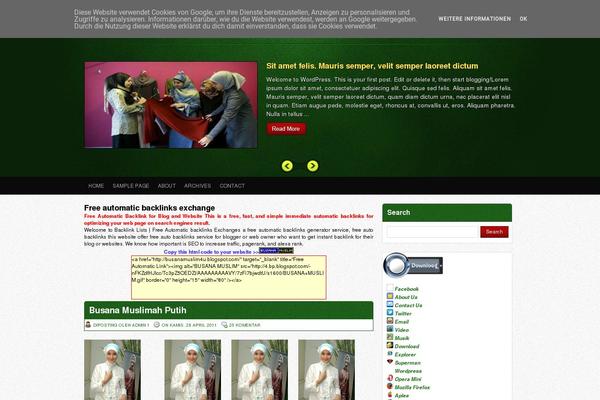 Site using Subscribers Text Counter plugin