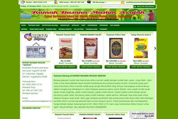 IndoStore theme site design template sample